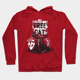 Free cat possum Hoodie